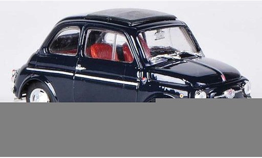 Fiat 590 Giannini 1/43 Brumm GTR azul techo plegable cerrado 1972 coche miniatura