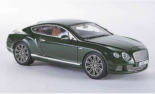 Bentley Continental GT Speed 1/43 Look Smart verde coche miniatura
