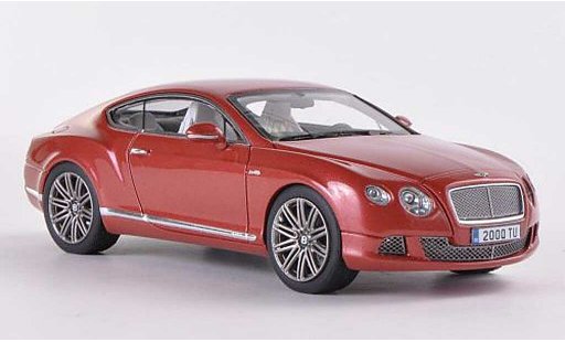 Bentley Continental GT Speed 1/43 Look Smart rojo-marron coche miniatura