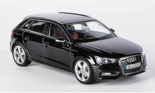 Audi A3 sportback 1/43 Schuco negro 2012 coche miniatura