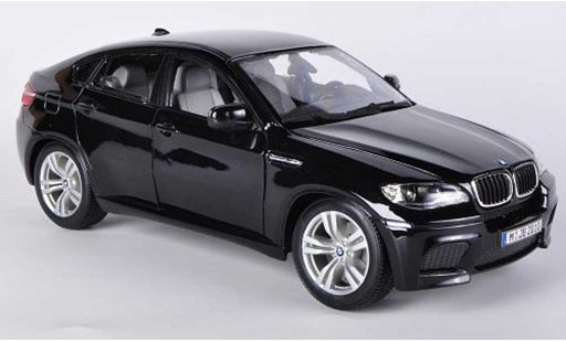 Bmw X6 M 1/18 Burago E71 negro coche miniatura