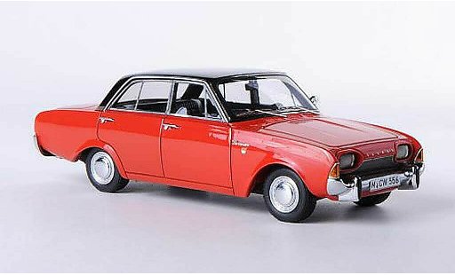 Ford Taunus 17M P3 1/43 Neo 4-turig rojo/negro limitada Auflage 300 pieza coche miniatura