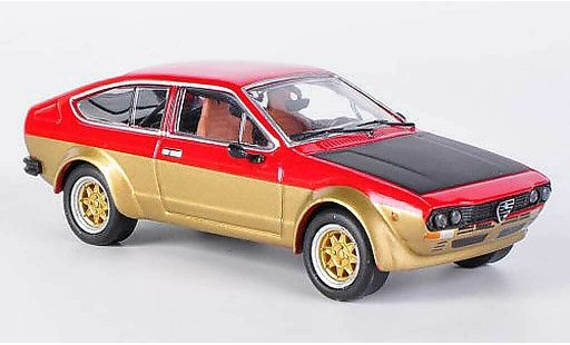 Alfa Romeo Alfetta gtv 2.0 1/43 M4 V Alfetta 2000 rojo/gold/matenegro 1976 coche miniatura