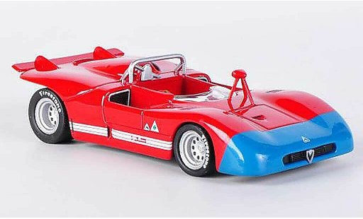 Alfa Romeo 33.3 prototipo 1/43 M4 1971 rojo/azul coche miniatura