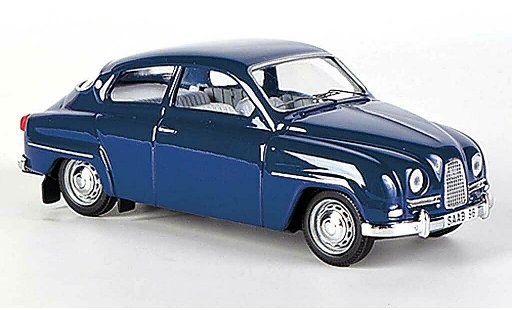 Saab 96 Base 1/43 Skandinavisk azul 10 coche miniatura