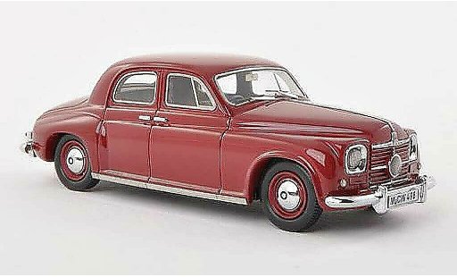 Rover P4 75 Base 1/43 Neo negro-rojo RHD limitee edition 300 piece 1949 coche miniatura