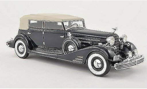 Cadillac Fleetwood Phaeton 1/43 Neo Allweather Pheaton negro-azul limitee edition 300 piece 1933 coche miniatura