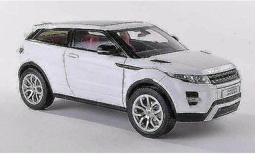 Range Rover Evoque Coupe 1/18 Welly blanco LHD coche miniatura