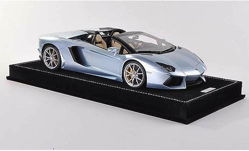 Lamborghini Aventador LP700-4 1/18 MR Collection Roadster grisazul coche miniatura