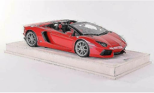 Lamborghini Aventador LP700-4 1/18 MR Collection Roadster rojo coche miniatura