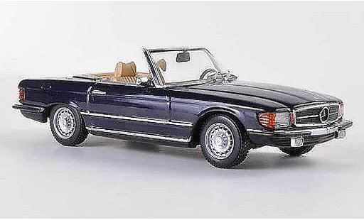 Mercedes 350 Base 1/43 Minichamps (R107) azul 1971 coche miniatura