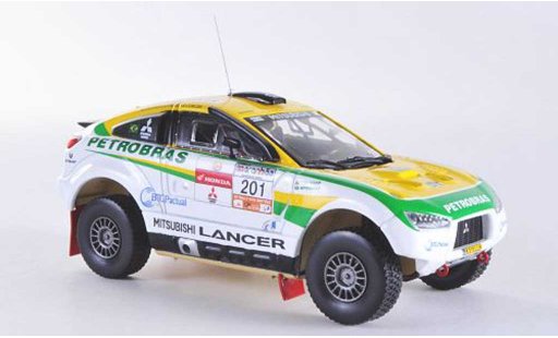 Mitsubishi Racing Lancer Base 1/43 Vitesse No.201 G.Spinelli / H.Youssef Rally dos Sertoes 2012 coche miniatura