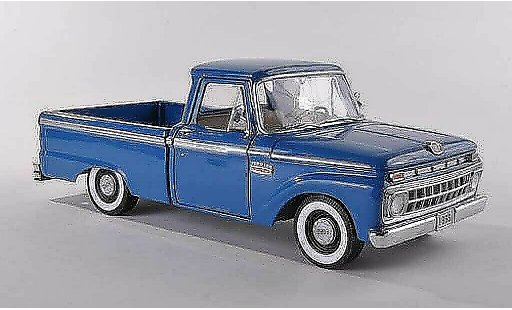 Ford F-100 Pickup 1/18 Sun Star 00 Douane Cab azul 1965 coche miniatura