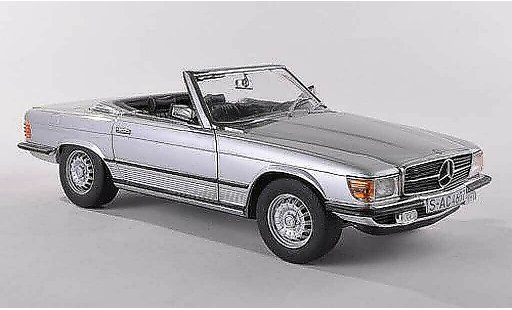 Mercedes 350 Base 1/18 Sun Star (R107) gris 1977 coche miniatura