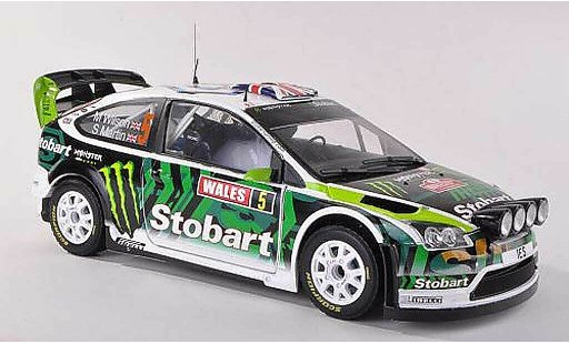 Ford Focus RS WRC 1/43 Sun Star 2008 No.5 Stobart/Monster Rally Grande-Bretagne 2010 M.Wilson/S.Martin coche miniatura