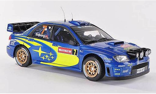 Subaru Impreza WRC 1/18 Sun Star No.7 Rally Wales 2007 coche miniatura