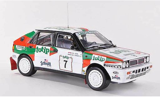 Lancia Delta HF Integrale 1/18 Sun Star No.7 Totip Rally Sanremo 1988 coche miniatura