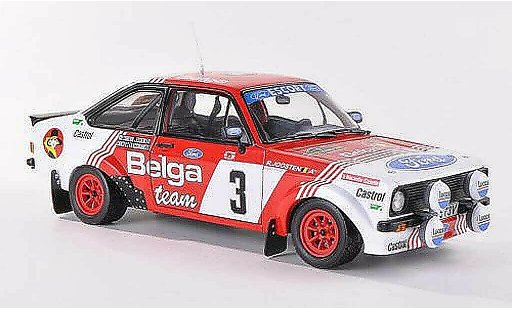 Ford Escort Rally 1/18 Sun Star 1800 No.3 Belga Bianchi 1982 coche miniatura