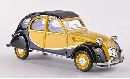 Citroen 2CV V6 1/43 Vitesse Charleston amarillo/negro 1982 coche miniatura