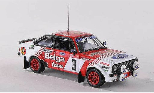 Ford Escort RS 1800 1/43 Vitesse MKII Belga No.3 Rally Bianchi 1982 R.Droogmans/R.Joosten coche miniatura