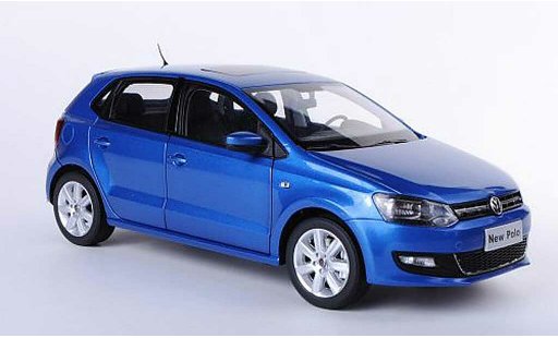 Volkswagen Polo Base 1/18 Paudi V azul Asien-Version 2011 coche miniatura
