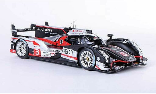 Audi R18 tdi 1/43 Spark 2012 ultra No.3 Dumas / Duval / Gene 12h Le Mans coche miniatura