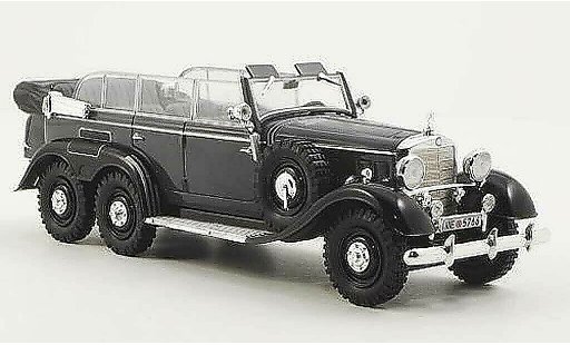 Mercedes G4 Base 1/43 WhiteBox (W31) gris/negro 1938 coche miniatura
