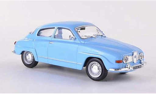 Saab 96 Base 1/43 WhiteBox azul coche miniatura