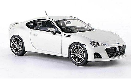 Subaru BRZ Concept 1/43 Ebbro mate blanco RHD Tokyo Motor Show 2011 coche miniatura
