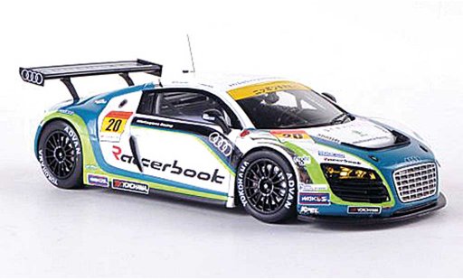 Audi R8 lms 1/43 Ebbro No.20 Hitotsuyama Racing Super GT300 2012 M.Kim/H.Noda coche miniatura