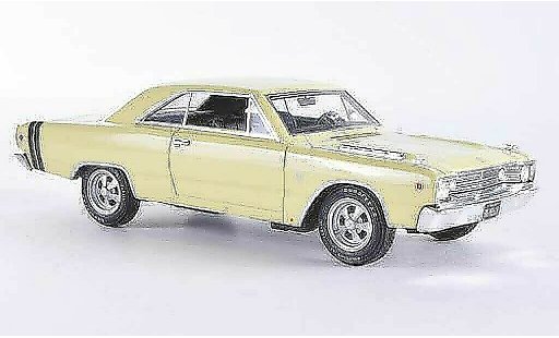 Dodge Dart 1968 1/43 Highway 61 GTS beige/negro coche miniatura