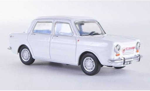 Simca 1150 Abarth 1/43 Best blanco 1963 coche miniatura