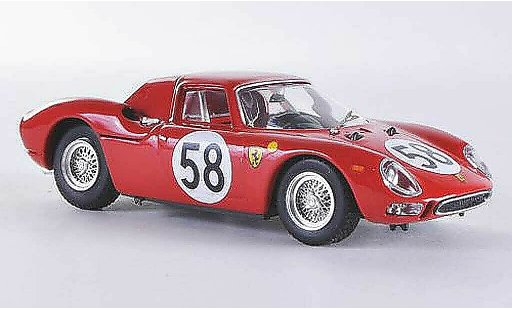 Ferrari 275 LM 1/43 Best No.58 J.Rindt / D.Piper 24h Le Mans coche miniatura