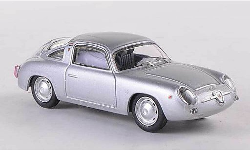 Fiat 750 Abarth 1/43 Best Zagato grisgris 1958 coche miniatura