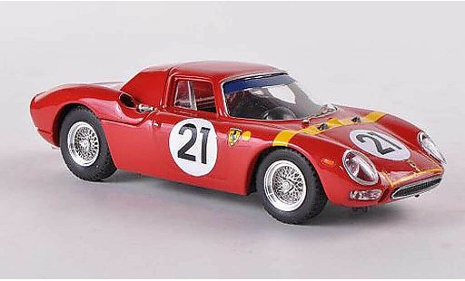 Ferrari 250 LM 1964 1/43 Best No.21 L.Bianchi Zolder coche miniatura