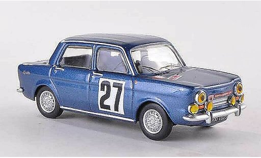 Simca 1150 Abarth 1/43 Best No.27 Rally de Franche-Comte 1967 coche miniatura