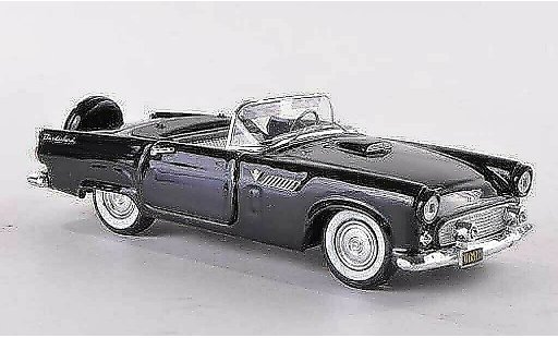 Ford Thunderbird Two-Seater 1/43 Rio Convertible negro coche miniatura
