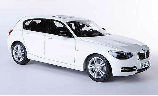 Bmw 116 F20 1/18 Paragon d blanco Funfturer 2011 coche miniatura