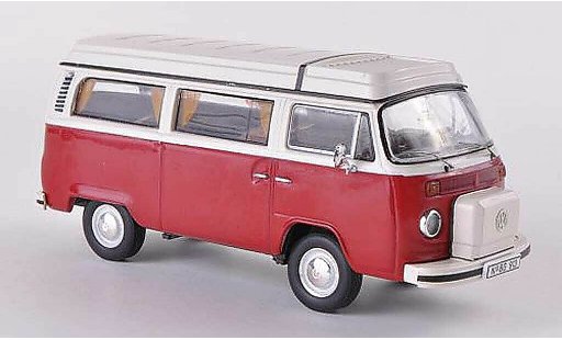 Volkswagen T2 B 1/43 Premium ClassiXXs Camping Westfalia rojo/beige coche miniatura