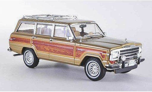Jeep Wagoneer Edition Limit&Atilde;&copy;e 1/43 Premium X gold/Holzeffekt Sondermodell limitada Auflage 500 pieza 1989 coche miniatura
