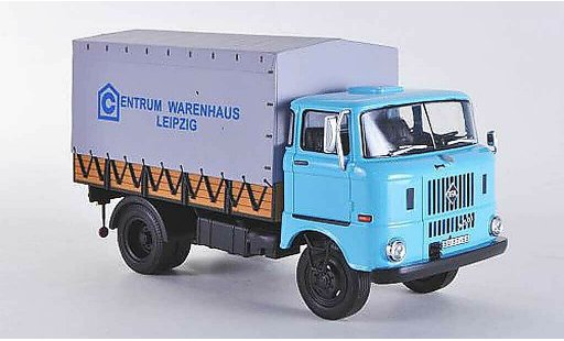 IFA W50L Base 1/43 WhiteBox Centrum Warenhaus Leipzig PP-LKW 1965 coche miniatura