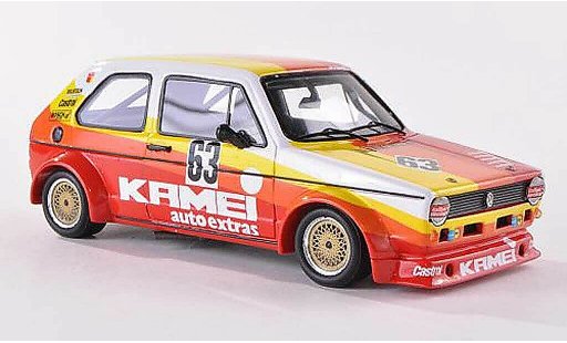 Volkswagen Golf Base 1/43 Spark MK1 Gr.2 No.63 Kamei 1000km Nurburgring 1977 B.Renneisen/W.Wolf coche miniatura