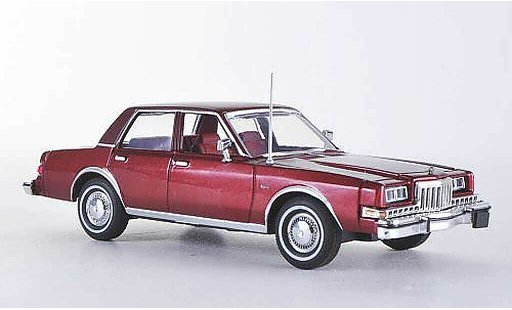 Dodge Diplomat Berline 1/43 American Heritage Models rojo/rojo 1985 coche miniatura