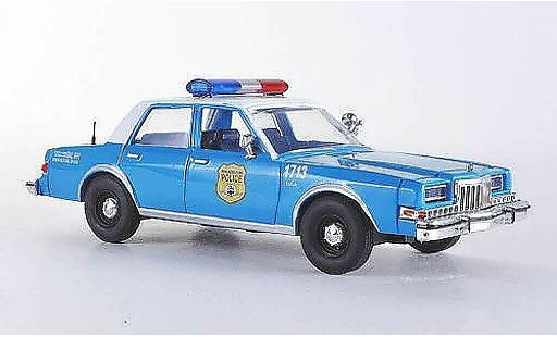 Dodge Diplomat police 1/43 First Response Philadelphia Polic&iacute;a (USA) 1985 coche miniatura
