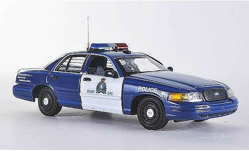 Ford Crown Police Interceptor 1/43 First Response Victoria RCMP - Royal Cnadian Mounted azul/blanco Polic&iacute;a (CAN) coche miniatura
