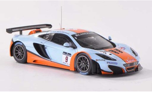 McLaren MP4-12C GT3 1/43 TrueScale Miniatures No.9 Gulf Racing 24h Spa 2012 R.Bell/A.Meyrick/M.Wainwright coche miniatura