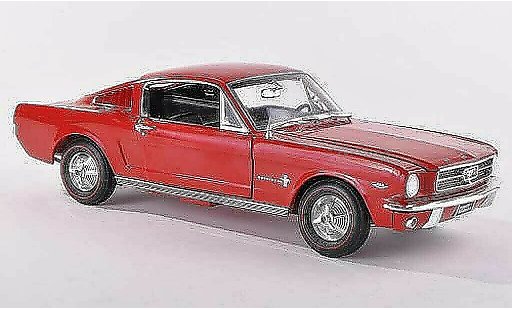 Ford Mustang Fastback 1/43 Ertl 2+2 rojo coche miniatura