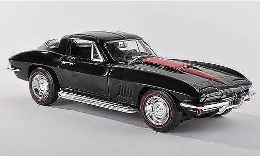 Chevrolet Corvette Coupe 1/18 Ertl C2 427 (C2) negro/rojo coche miniatura