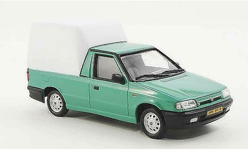 Skoda Felicia Pick-Up 1/43 Abrex verde/blanco 1996 coche miniatura