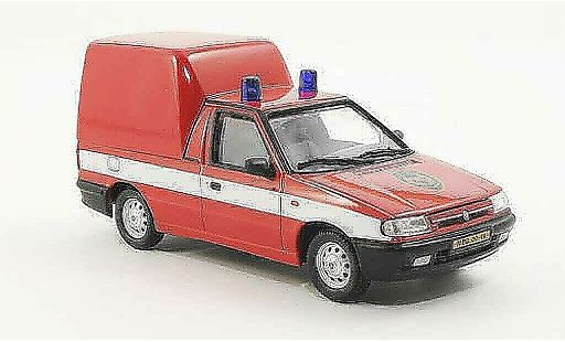 Skoda Felicia Pick-Up 1/43 Abrex Bomberos 1996 coche miniatura